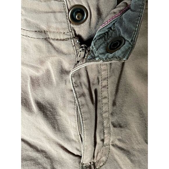 Magellan Sportswear Khaki Crop Cargo with Camo Cuff Pants 12 - Picture 8 of 8